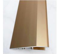 Aluminium Carpet Edge Trim 0.47" Skirting Board Seam Cover Cuttable Floor Transition Strip Custom Size (135cm/53.1"/4.4ft) for Home Decor & Flooring Solutions