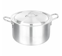 Aluminium Casserole Dish Cooking Saucepan Stockpot for Soups, Stews and Sauces (26cm)
