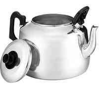 Aluminium Catering Teapot 6 Pint Commercial Stovetop Tea Kettle 3.4L with Dual Heat-Resistant Handles Heavy Duty Pot for Canteens, Cafes, Offices & Camping (6 Pint)