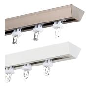Aluminium Ceiling ain Track Set 6M 4M 2M 1.2M 1M - Bay Window ain Rail Ceiling Mounted Room Divider Champagne 5.2M (4 x 1.30M)