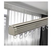 Aluminium Ceiling Mount Curtain Track Rail Adjustable Glider for Living Room Bathroom Room Divider 470cm Champagne Color Perfect for Privacy Solutions