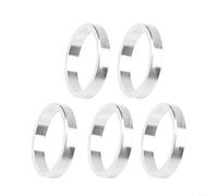 Aluminium Chainring Bolt Spacers Washers for Crankset Single Speed Conversion 1mm 2mm Thickness 12x10mm For Bike Crank Screws Adapters 5 Pack(2MM)