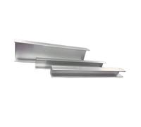 Aluminium Channel U Profile, 6063T5 Aluminum U Shaped Channel Equilateral Groove, 500mm, Pack Of 2(30x5x28mm)