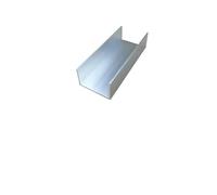 Aluminium Channel U Profile, Aluminum Alloy U Profile Pack Of Multiple Sizes For DIY Framing(24x12x2mm 2pcs)