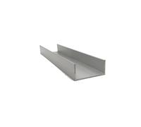 Aluminium Channel U Profile, U-Shaped Aluminum Profile 54mm x 25mm 2mm 50cm Length For DIY Framing Glass Edge Strip