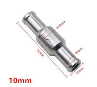 Aluminium Check Valve Tap 6mm 8mm 10mm 12mm | fuel from flowing back into the tank with directional arrow for smooth engine starting