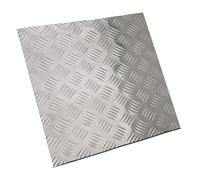 Aluminium Checker Chequer Tread Plate， Aluminum Alloy Square Embossed Checker Plate 400x400x(1.5-2.5) mm(400X400X2.5Mm)
