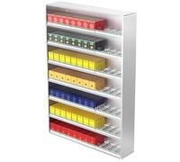 Aluminium Cigarette Display Holder with Automatic Pusher for Wall-Mounted Retail Store Organization