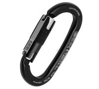 Aluminium climbing carabiner Kong Ovalone Rise Lock Noir TU