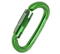 Aluminium climbing carabiner Kong Ovalone Rise Lock Vert TU