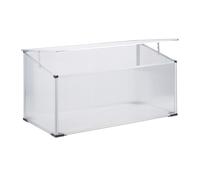 Aluminium Cold Frame Plug In System Translucent Transparent UV Protection Small