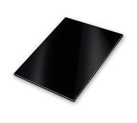 Aluminium Composite Panel, Black, Weatherproof Aluminium Sign, for Model Making, Exhibition Construction, Signage, DIY, Screen Print, 20 x 30 cm