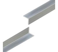 Aluminium Corner Trim - Aluminium Angle Edge Trim - Natural Silver Finish - 1 Metre length (12mm x 12mm)