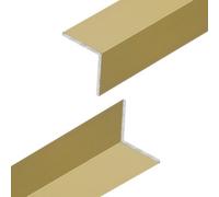 Aluminium Corner Trim Angle Edge Trim - Gold Finish - (L) 1M X (W) 25mm X 25mm
