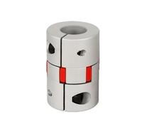 Aluminium Coupling Machine 1PC Four Jaws D25L30 Aluminum Plum Blossom Coupling Stepping Servo Motor Available 5/6/6.35/7/8/9/10/11/12/12.7/13/14mm(6mm to 6.35mm)