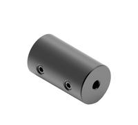Aluminium Coupling Machine 1pcs D14L25 Aluminum Alloy Couplings Black Flexible Shaft Coupler 3D Printers Stepper Motor Parts(8mm to 8mm)