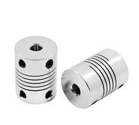 Aluminium Coupling Machine 1pcs D19L25 Elastic Encoder Aluminum Alloy Flexible Coupling Stepper Motor(3X3)