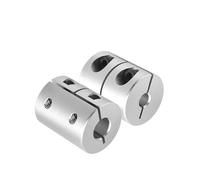 Aluminium Coupling Machine 1pcs D20L25 3D Printer Part Lead Screw Coupler RIgid Rigid Coupling Motor Connector Shaft(4x8)