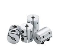 Aluminium Coupling Machine 1pcs D25L30 High Precision Rigid Coupling Aluminium Alloy Shaft Coupler With 2pcs M3 Screw For Cnc Router 3D Printers Parts(8X10)