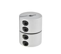 Aluminium Coupling Machine 1pcs D25L35 3D Printer Part Lead Screw Aluminium RIgid Coupler Coupling Motor Electric CNC Machine(6x12.7mm)