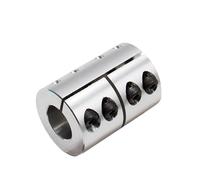 Aluminium Coupling Machine 1pcs D40L50 Aluminum Alloy Rigid Coupling High Precision Shaft Rod Coupler Clutch For CNC Stepper Motor Carving Machine Screw(14mm to 16mm)