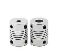 Aluminium Coupling Machine D19L25 3D Printer Parts Flexible Shaft Coupler Aluminium CNC Step Motor Coupling(1PCS,5X10mm)