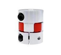 Aluminium Coupling Machine D20L25 Spider Flexible Motor Coupler Aluminium Jaw Coupling 5x8mm 3mm 4mm 5mm 6mm 6.35mm 7mm 10mm(5x5)