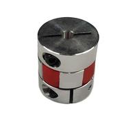 Aluminium Coupling Machine D40L50 12mm/14mm/15mm/16mm/17mm/18mm/19mm/20mm/22mm Flexible Plum Spider Shaft Coupling Coupler Servo Motor Connector Sleeve(15mm-18mm)