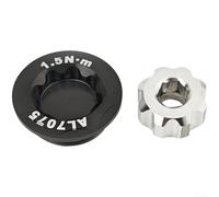Aluminium Crank Dust Cap for M20 for Hollowtech System, Road for Bike Bottom Bracket with M6 Hex Tool, for CNC Machined Aluminum Alloy Crank Cover for Various Road Bikes(black)