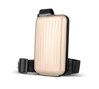 Aluminium Crossbody Phone Bag with RFID Wallet. Model: Phone Bag | Quick access to your phone and documents. Compact crossbody bag with an RFID-blocking Aluminium wallet.
