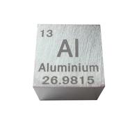 Aluminium Cube 99.9% Pure Metal Element Cube Suitable for Element Collections Gift Hobbies Lab Experiment Material(15x15x15mm)