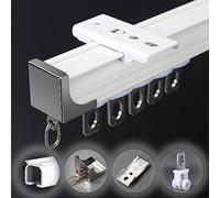 Aluminium Curtain Track System Robuste Single-Run Ceiling or Wall Mount Room Divider Available in 1M to 6M Lengths Versatile and Easy Installation Multiple Colors