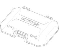 Aluminium Cover Terra Topcase TR37/TR48 Topcase Cover, black
