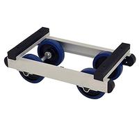 Aluminium Dolly Trolley with Rubber Wheels, Heavy Duty Furniture Dolly, Piano Moving Dolly, Capacity 550kg