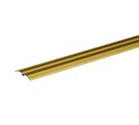 Aluminium Door Bars Threshold Strip 47 mm x 930mm Transition Trim Laminate Tiles Levelling 5in1 Installation System TMW Profiles (Gold)