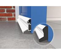 Aluminium Door Rain Deflector 914mm - Concealed Fix Weather Drip Bar for uPVC, Composite & Timber Doors - External Water Guard with End Caps (White RAL 9010)