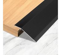 Aluminium Door Threshold Strip, Transition Strip Floor Height Adjustment Cover Strip for Door Openings, Thresholds, Ramps, Tiles, Laminate Floors, Bridge the Height Between