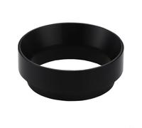 Aluminium Dosing Ring Funnel for 51mm 58mm Coffee Portafilter, Precision Powder Basket Adapter for Espresso Machines, Clean Design for Barista Brewing Setup(51mm Black)
