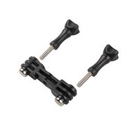 Aluminium Double Twin Mount Adapter for 13/12/11/10/9/8/7/6/5/4 Action Camera, Double Replacement Twin