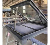 Aluminium Electric roof window,skylight roof window with mosquito nets,waterproof roof skylight for lighting and ventilation,for Roof, Attic, Basement,A,88x78cm/34.6x28.3in
