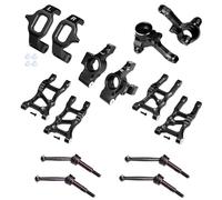 Aluminium Essential Conversion Kit For Traxxas 1/10 FORD GT 4-TEC 2.0 & 3.0 Upgrades - Black