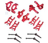 Aluminium Essential Conversion Kit For Traxxas 1/10 FORD GT 4-TEC 2.0 & 3.0 Upgrades - Red