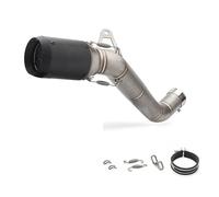 Aluminium Exhaust Full System Motorcycle Exhaust Pipe Escape For CBR1000RR For CBR 1000 RR 2008-2016 Moto Muffler Mid Link(Silverblack)