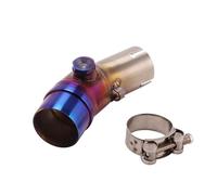 Aluminium Exhaust Slip On Motorcycle Exhaust Modified Motorbike Escape For Kawasaki For ER6N For Versys 650 Z650 For Ninja Moto 50.8mm Middle Link Pipe(Blue)