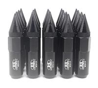 Aluminium Extended Tuner Spike-Lug Nuts For Wheels Rims Car Modification Part M12X1.25/M12X1.5 Lug-Nut Wheel Accessories 20pcs Racing- Style Extended Tuner Spike-lug Nuts M12x1.25 / M12x1.5 Wheels