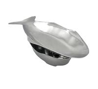 Aluminium Fish Bowl, Portable Metal Bowl in Thai Style, Lightweight Hot Pot Serving Bowl, Durable Traditional Thai Food Plate, Aluminium Fish Dish for Asian Stree
