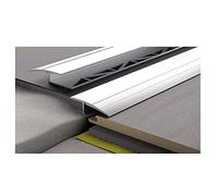 Aluminium Fit Floor Transition - Z Curved Edge 1M Threshold Zet O Profile TMW Profiles (Profil Z Silver)
