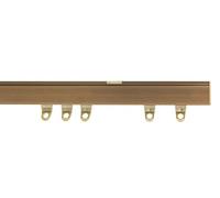 Aluminium Fixed Curtain Track (Antique Brass, 500cm)