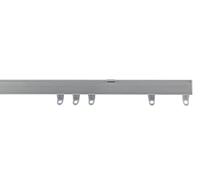 Aluminium Fixed Curtain Track (Silver, 300cm)