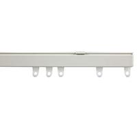 White Fineline Aluminium Curtain Track New Edge Blinds White 350cm